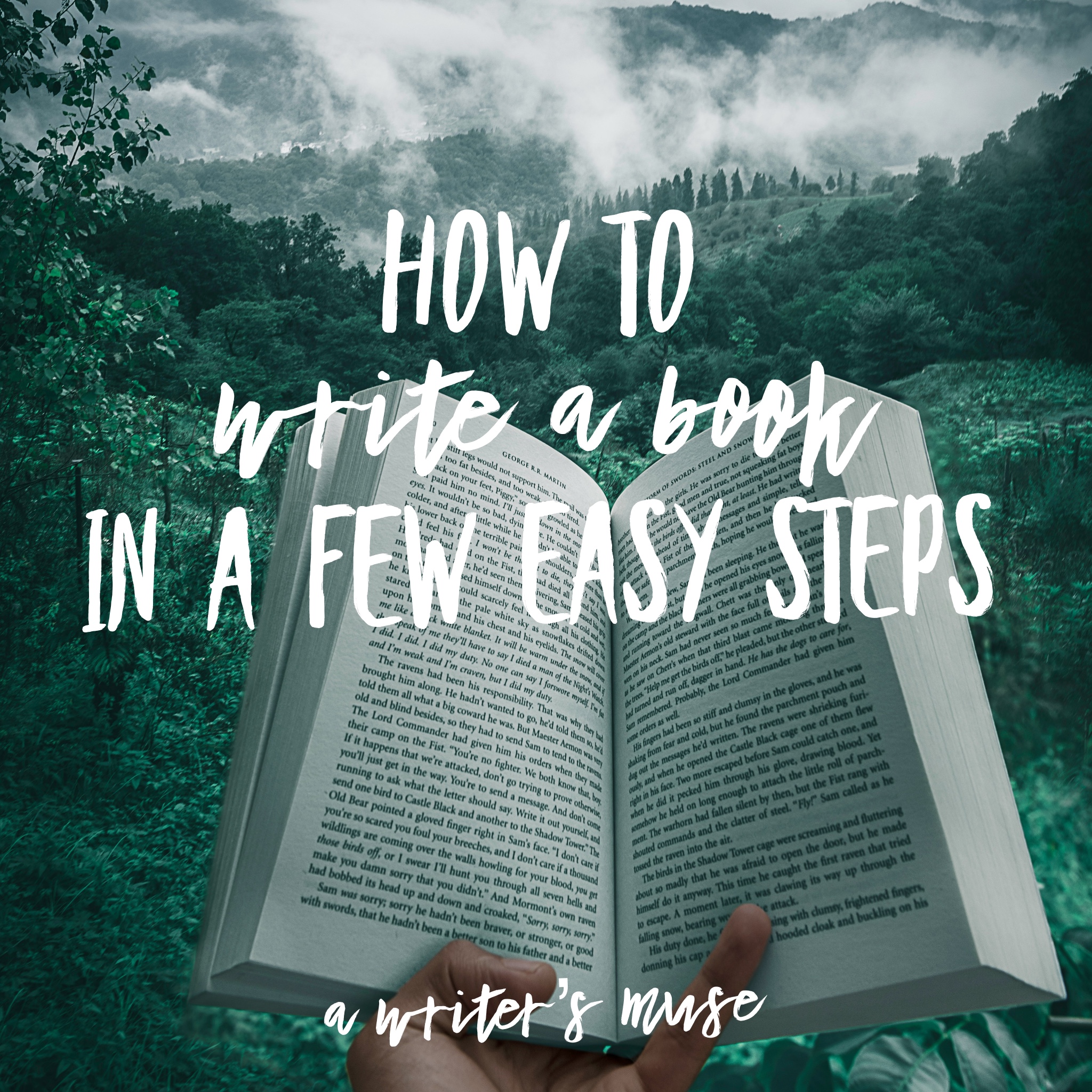 How to write a book in a few easy steps.