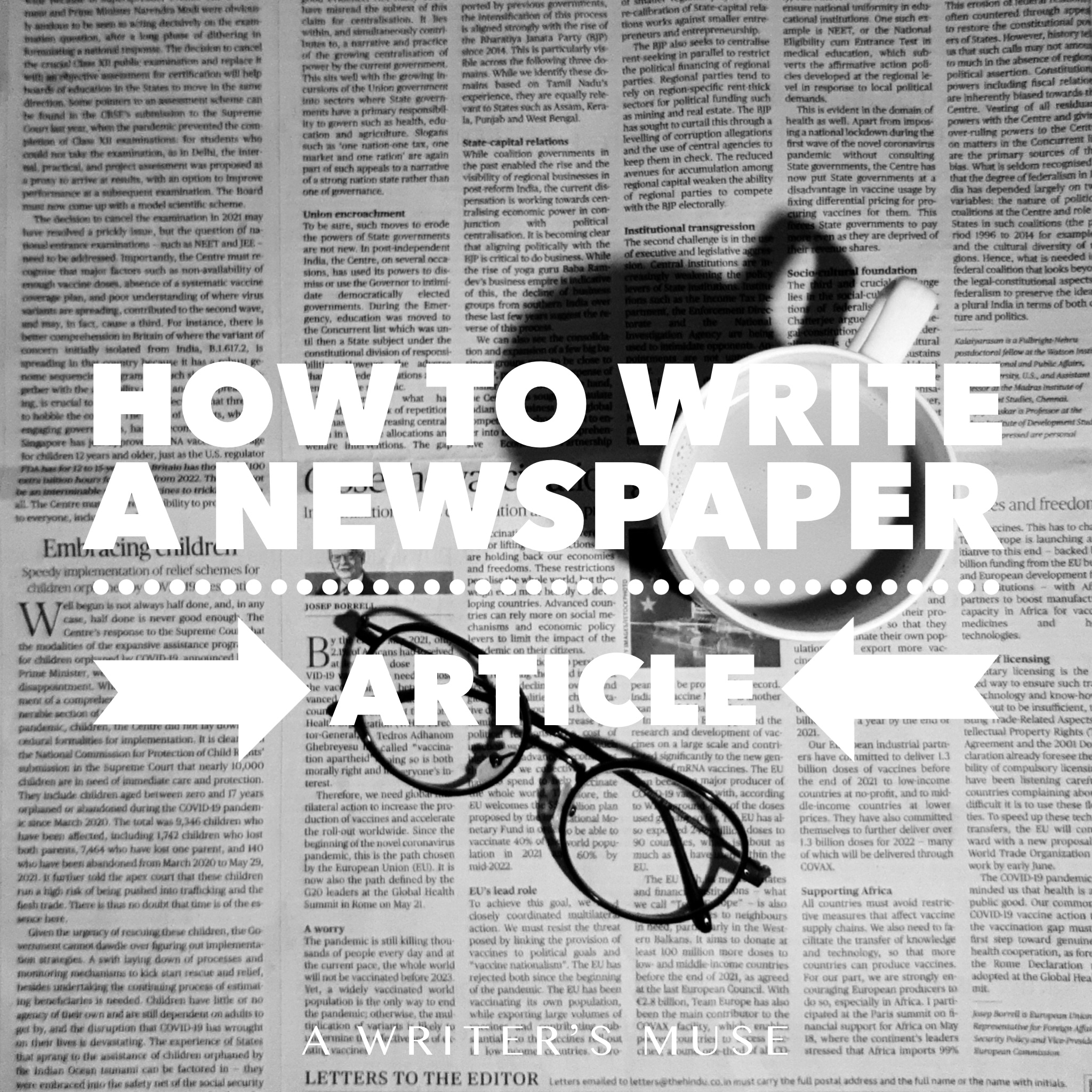 Learn how to write a newspaper article