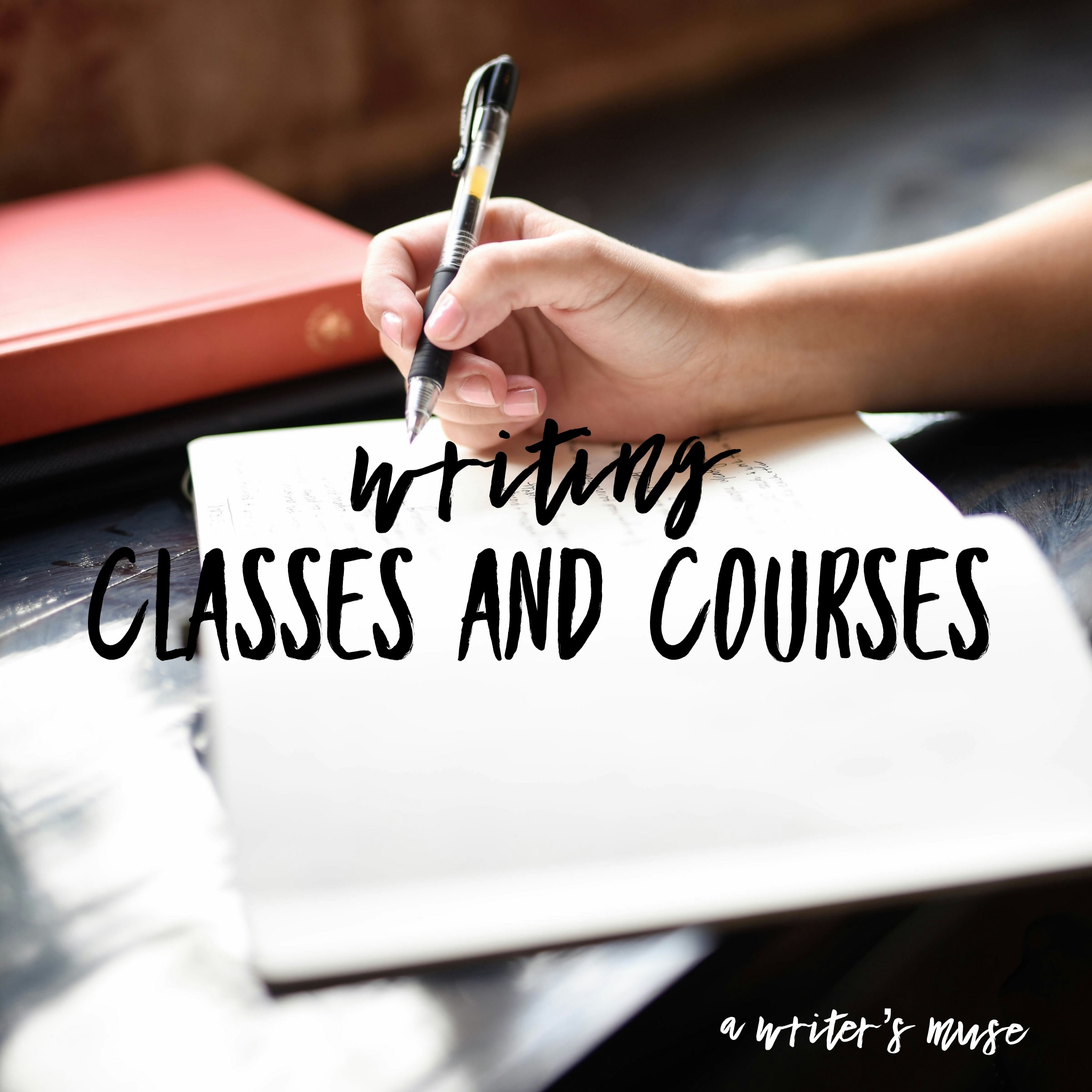 Writing classes and courses for you to take.